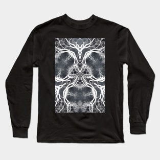 Pattern of winter tree branches Long Sleeve T-Shirt